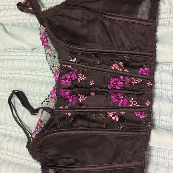 Very Sexy floral embroidery corset top - Picture 6 of 6